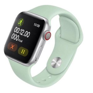 SMARTWATCH T500 PLUS SERIES 6 VERDE SPACE ALUMINUM CASE 44MM PARA APPLE E ANDROI