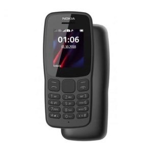 TELEMÓVEL NOKIA 106 TA-1114 PRETO DUAL SIM