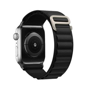 PULSEIRA WATCH 42MM/44MM/45MM/49MM PRETO NYLON