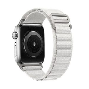 PULSEIRA WATCH 42MM/44MM/45MM/49MM BRANCO NYLON