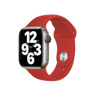 PULSEIRA NEW SCIENCE APPLE WATCH 42MM/44MM/45MM/49MM VERMELHO