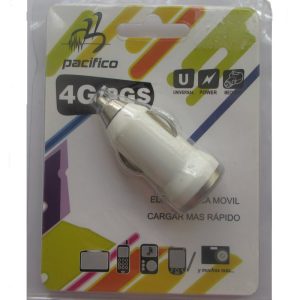 ADAPTADOR DE ISQUEIRO PACIFICO MINI BRANCO 5V/1A USB