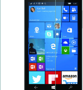 PELICULA DE VIDRO NOKIA LUMIA 550 TRANSPARENTE