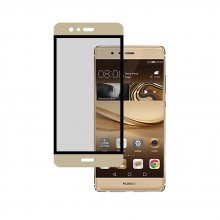 PELICULA DE VIDRO 5D COMPLETA HUAWEI P9 PLUS 5.5" DOURADO