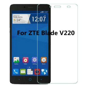 PELICULA DE VIDRO ZTE BLADE V220 TRANSPARENTE