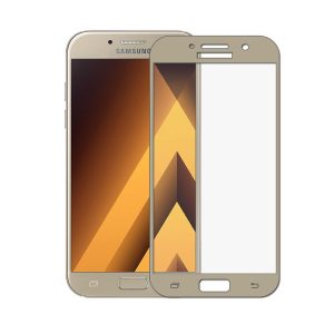 PELICULA DE VIDRO 5D COMPLETA SAMSUNG GALAXY A7 2017 5.7" DOURADO
