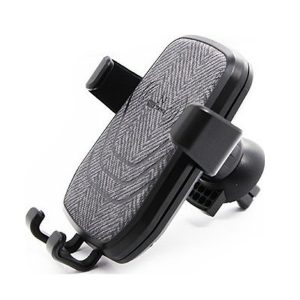 SUPORTE DE TELEMÓVEL PARA CARRO NEW SCIENCE Q5 PRETO COM CARREGADOR SEM FIOS