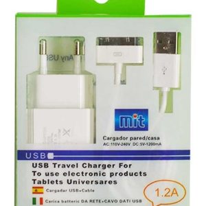 CARREGADOR NEW SCIENCE PARA IPHONE 4/4S 220V 1.2A BRANCO