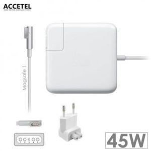 CARREGADOR DE PORTÁTIL ACCETEL PCA-117 BRANCO PARA MACBOOK 45W 14.5V 3.1A