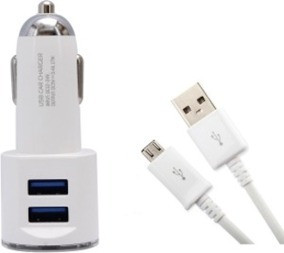 ADAPTADOR DE ISQUEIRO NEW SCIENCE REF:4493 BRANCO 2USB 2.1A
