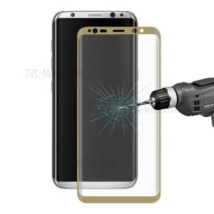 PELICULA DE VIDRO 5D COMPLETA CURVADO SAMSUNG GALAXY S8 PLUS 6.2" DOURADO