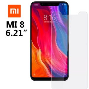PELICULA DE VIDRO XIAOMI MI 8 TRANSPARENTE