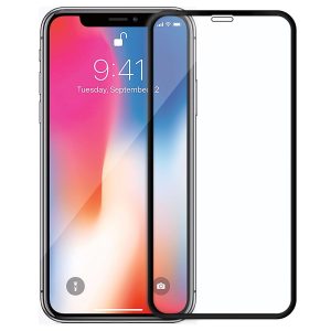 PELICULA DE VIDRO 5D COMPLETA APPLE IPHONE X/IPHONE XS/IPHONE 11 PRO 5.8" PRETO