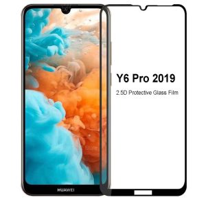 PELICULA DE VIDRO 5D COMPLETA HUAWEI Y6 PRO 2019 6.09" PRETO
