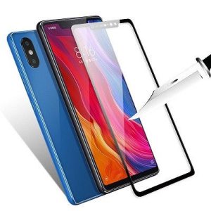 PELICULA DE VIDRO 5D COMPLETA XIAOMI MI 8 SE PRETO