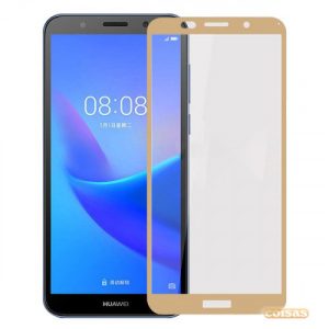 PELICULA DE VIDRO 5D COMPLETA HUAWEI P SMART 2018 5.65" DOURADO