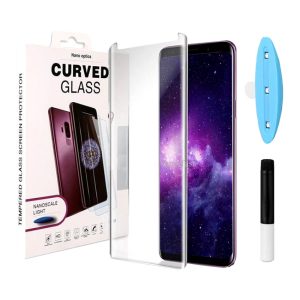 PELICULA DE VIDRO COMPLETA COLA UV HUAWEI MATE 30 PRO 6.53" TRANSPARENTE