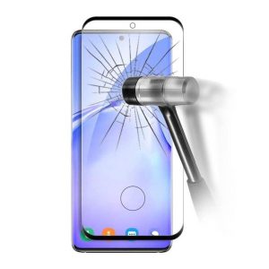 PELICULA DE VIDRO 5D COMPLETA CURVADO SAMSUNG S20 ULTRA 4G/5G 6.9" PRETO