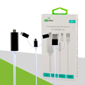 CABO HDMI NEW SCIENCE PARA TELEMOVEL BRANCO