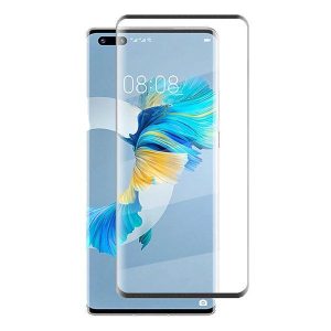 PELICULA DE VIDRO 5D COMPLETA CURVADO HUAWEI MATE 40 RS 6.76" PRETO