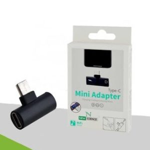USB-C TO HEADPHONE JACK ADAPTER NEW SCIENCE TYPE-C MINI ADAPTADOR CHARGING + CAL