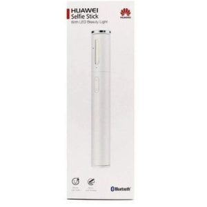 SELFIE STICK HUAWEI CF33 BRANCO COM LED BEAUTY LIGHT