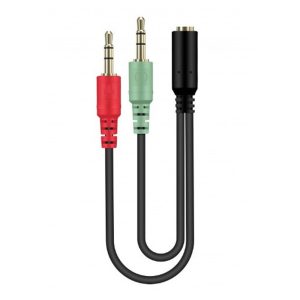 CABO AUX ACCETEL AU109 PRETO 3.5MM AUDIO CONVERTER HIGH QUALITTY AUDIO