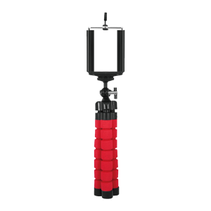 TRIPOD STAND ONE PLUS R5439 VERMELHO 360 DEGREE E 13CM LIGHTWEIGHT AND PORTABLE