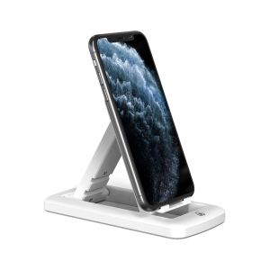 SUPORTE ONE PLUS NE5132 PRATA PARA PHONES AND TABLETS ROTATABLE 90 DEGREE, SILIC