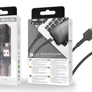 CABO DE DADOS ONE PLUS B6112 PRETO 2.4A 1M PARA 8/X/XS/XR
