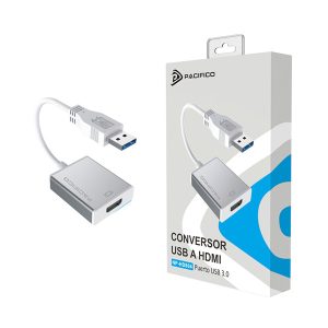 ADAPTADOR DE USB PARA HDMI PACIFICO NP-HD804 3.0 BRANCO
