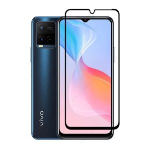 PELICULA DE VIDRO 5D COMPLETA VIVO Y21S/Y21/Y12A 6.51" PRETO