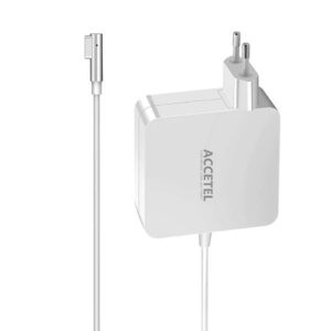 CARREGADOR DE PORTÁTIL ACCETEL MACBOOK PCA-119 BRANCO 85W 18.5V 4.6A CONECTOR T