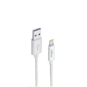 CABO DE DADOS NEW SCIENCE SE-03 BRANCO 3.0A 1M PARA IPHONE