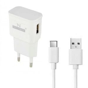 CARREGADOR 240V NEW SCIENCE CARGA SUPER RAPIDA SLD-T31 BRANCO 2.4A 12W PARA TIPO