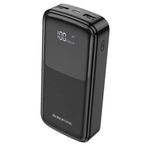 POWER BANK BOROFONE BJ17A PRETO 20000MAH 2 USB