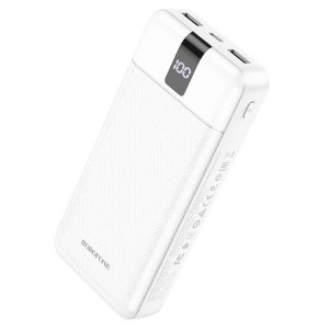 POWER BANK BOROFONE BJ20A BRANCO 20000MAH 5 OUTPUTS