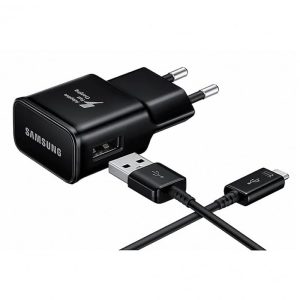 CARREGADOR 240V SAMSUNG GALAXY S10+ / EP-TA200 PRETO 5V 3.0A USB PARA TYPE-C