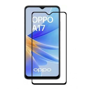 PELICULA DE VIDRO 5D COMPLETA OPPO A17/A57/A57E/A57S/A77 6.56" PRETO