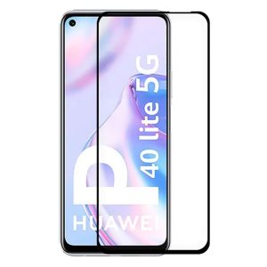 PELICULA DE VIDRO 5D COMPLETA HUAWEI P40 LITE 5G 6.5" PRETO