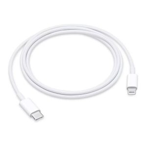 CABO DE DADOS USB TIPO C PARA LIGHTNING OEM REF:20000 BRANCO 1M