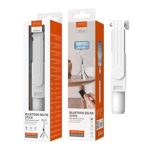 SELFIE STICK MTK TE5024 BRANCO BLUETOOZ COM TRIPE