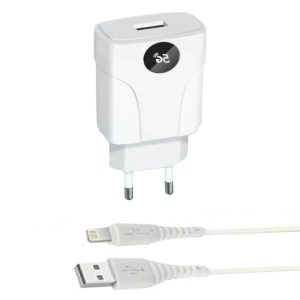 CARREGADOR 240V NEW SCIENCE SLD-TL689 BRANCO 15W 3.0A PARA IPHONE