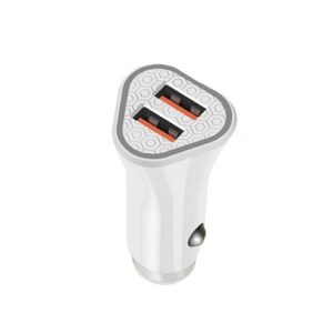 ADAPTADOR DE ISQUEIRO NEW SCIENCE SLD-C07 BRANCO 40W/3.0A/2 USB
