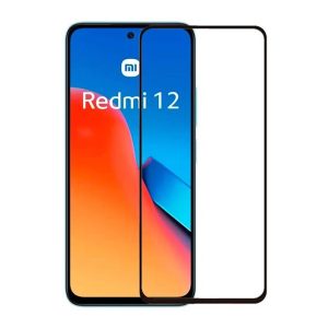 PELICULA DE VIDRO 5D COMPLETA XIAOMI REDMI 12 6.79" PRETO
