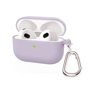 CAPA DE CAIXA AIRPODS ACCETEL AIRPOD 3 LILÁS