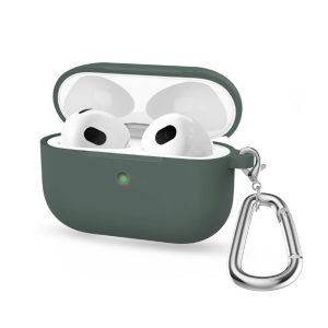 CAPA DE CAIXA AIRPODS ACCETEL AIRPOD 3 VERDE ESCURO