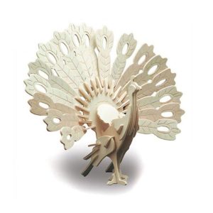 PUZZLE PEBARO DNM852-1 PAVÃO PAINEIS DE CONTRAPLACADO 59PCS