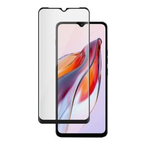 PELICULA DE VIDRO 5D COMPLETA XIAOMI REDMI 10C/REDMI 12C 6.71" PRETO ANTI-ESTÁTI