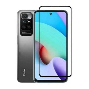 PELICULA DE VIDRO 5D COMPLETA XIAOMI REDMI 10 6.5" PRETO ANTI-ESTÁTICO